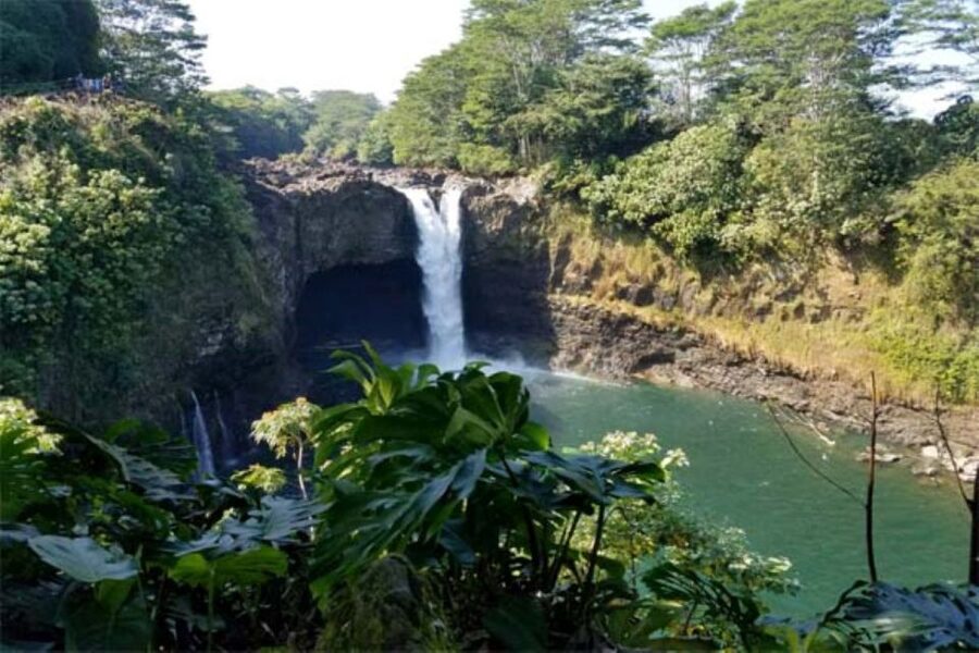 Oahu to Big Island Volcanoes National Park Adventure Tour - Rainbow Falls and the Wailuku River
