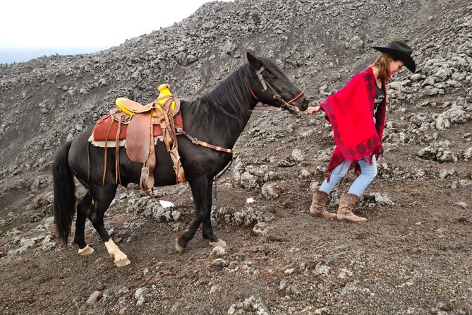 Pacaya Volcano Luxury Sunset Horseback Riding Tour/ Dinner Cooked by-Lava Chef - Riding Pacaya on a Guatemalan horse