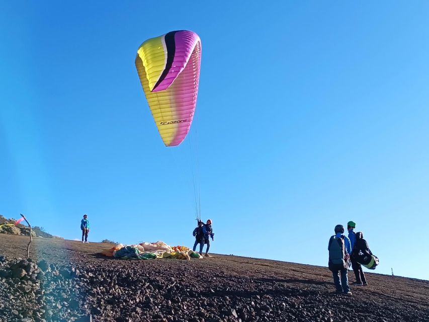 Paragliding from Puerto de la Cruz or Teide National park - Takeoff, the part that requires the most nerve
