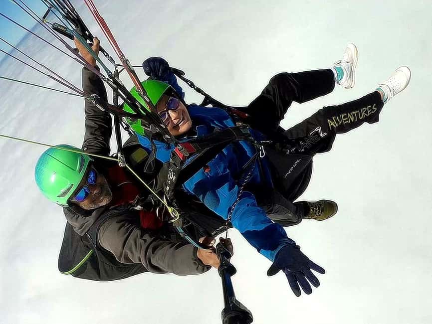 Paragliding from Puerto de la Cruz or Teide National park - In the air, calm glide or added maneuvers