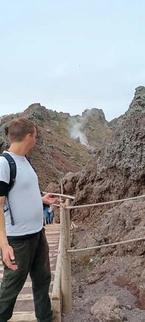 Pedal to Vesuvius and Discover the Crater of the Volcano - Walking to the Gran Cono crater