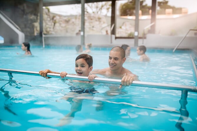Polynesian Spa Rotorua: Family Hot Pools and Freshwater Pool - The family pool area at Polynesian Spa