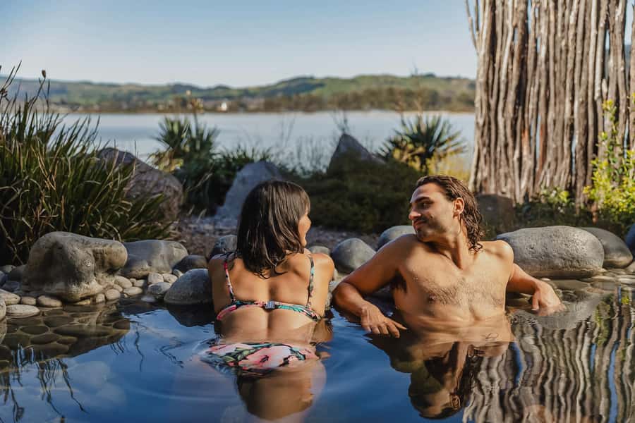 Polynesian Spa Rotorua: Lake View Private Pools Experience - A Private Soak Beside Lake Rotorua