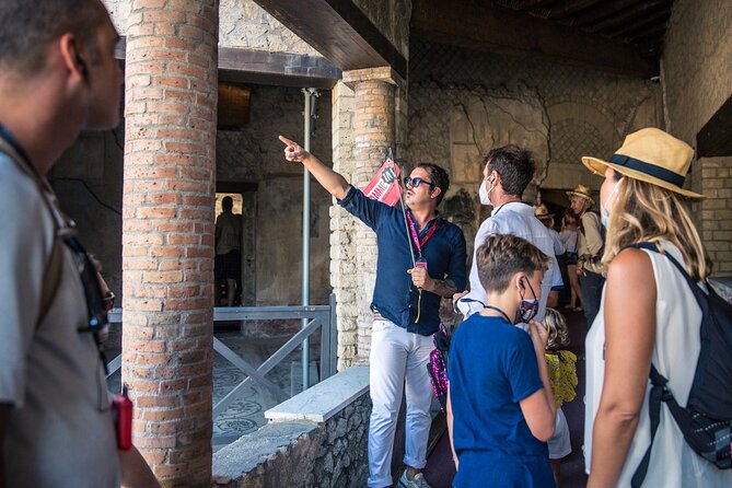 Priority Access Pompeii & Mt. Vesuvius Full day from Sorrento - Baths, shops, and the more personal Pompeii