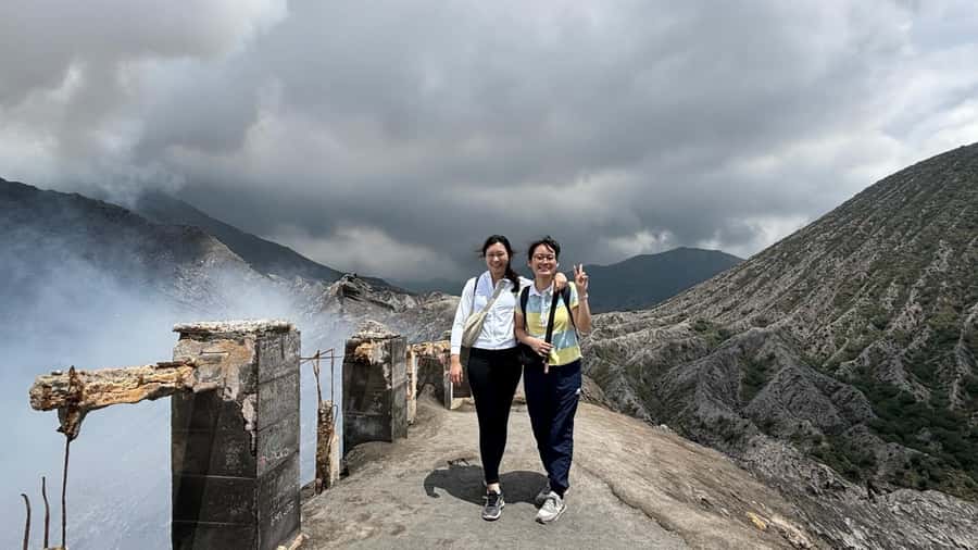 Private Day Tour Mt. Bromo & Madakaripura Waterfall - Climbing to the Bromo crater