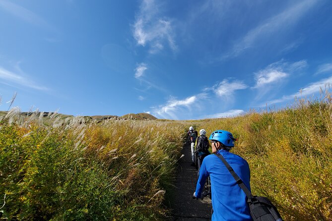 Private E-MTB guided cycling around Mt. Aso volcano & grasslands - What the $203.63 price really covers