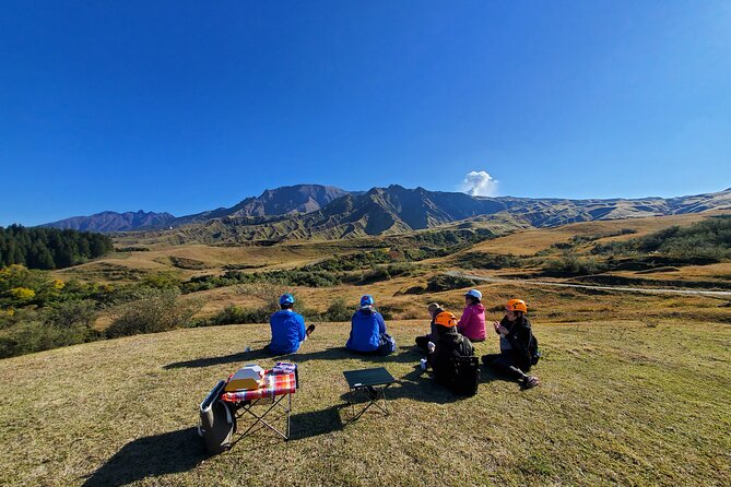Private E-MTB guided cycling around Mt. Aso volcano & grasslands - Who will enjoy this ride most