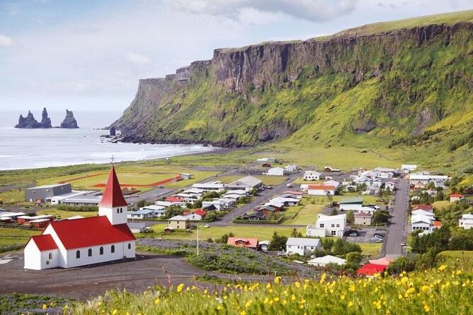 Private South Coast Fire and Ice: Glacier viewpoint & Lava Show - Reynisfjara is beautiful, dark, and serious