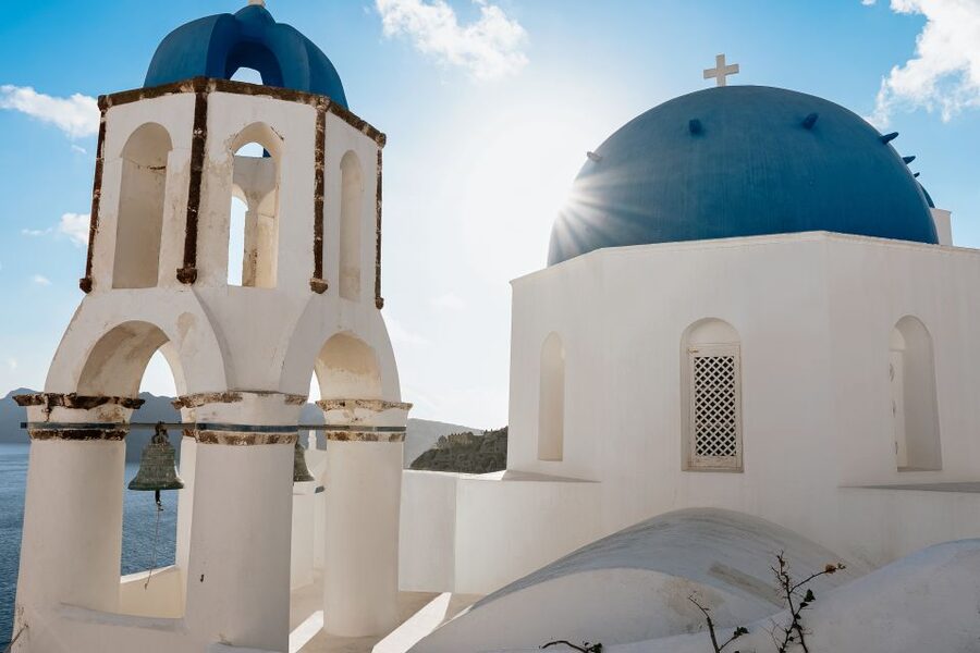 Private Tour of the Famous Blue Domes and Caldera - Firostefani and the Three Bells Church