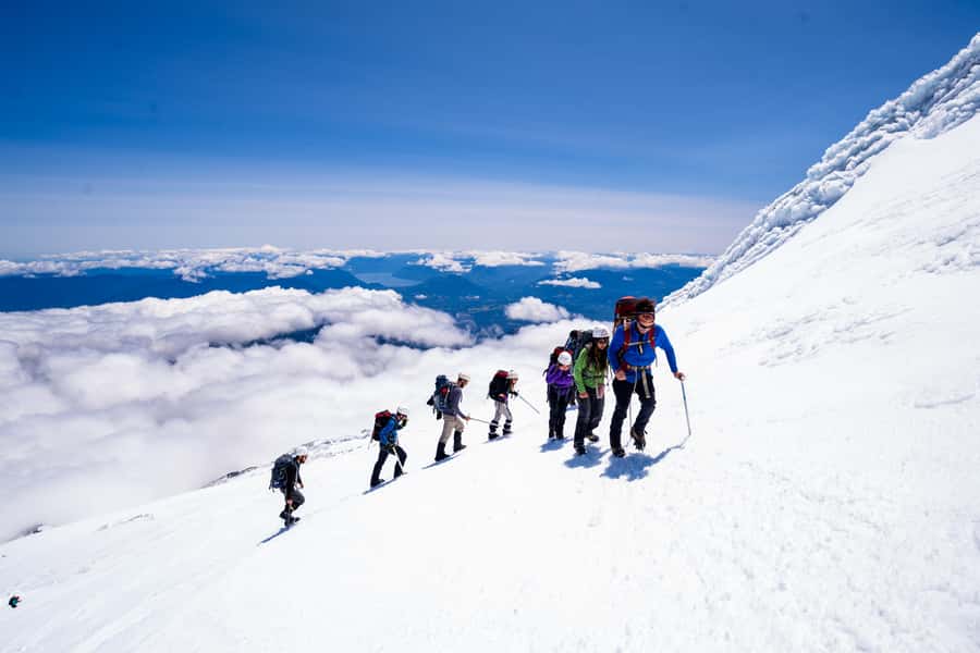 Pucón: Ascent to Villarrica Volcano - The crater at 2,848 meters