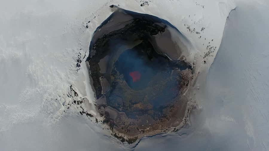 Pucón: Villarrica Volcano Climb - The lower trail and the optional ski lift