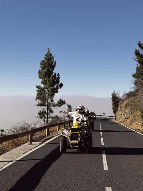 Puerto de la Cruz: Quad Tour to Mount Teide with Photos Included & Local Snack - The 40 km climb changes the view at every turn