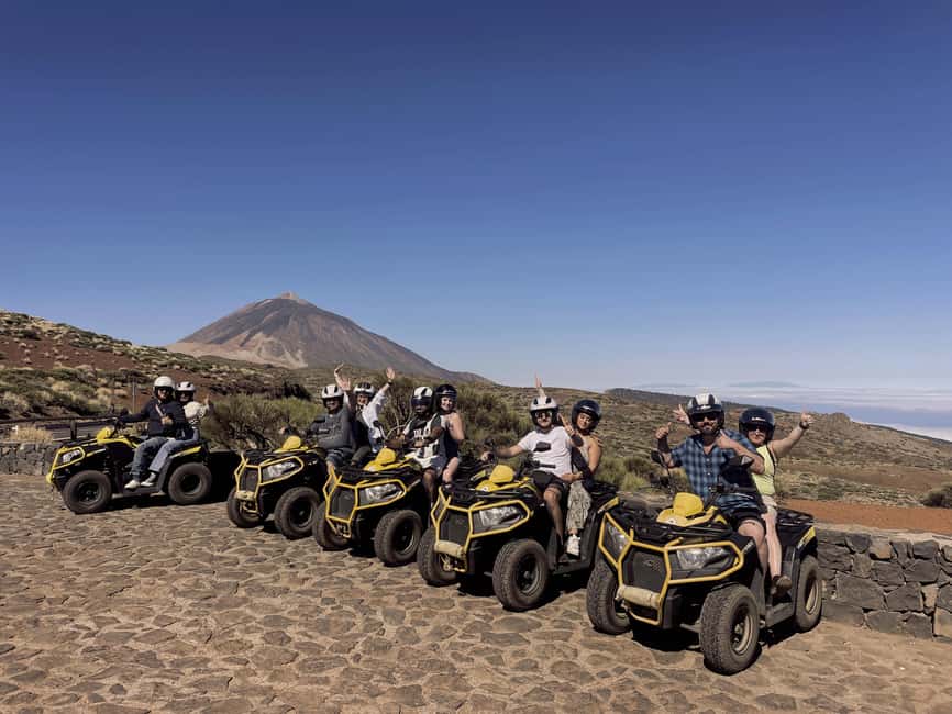 Puerto de la Cruz: Quad Tour to Mount Teide with Photos Included & Local Snack - Teide National Park brings the volcanic scenery