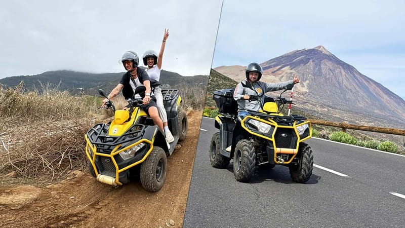 Puerto de la Cruz: Quad Tour to Teide or Off-Road Adventure - Two ways to see northern Tenerife by quad