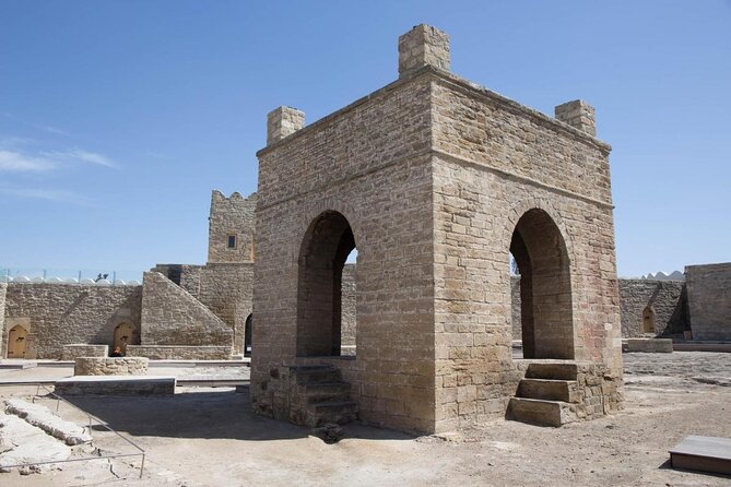 Qobustan rock arts, Mud Volcanoes, Fire temple Ateshgah, Yanardag - Four very different faces of Azerbaijan in one day