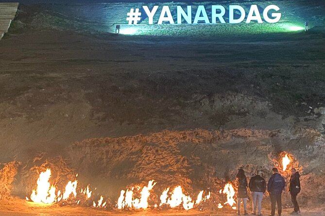 Qobustan rock arts, Mud Volcanoes, Fire temple Ateshgah, Yanardag - Qobustan Museum and the ancient drawings on stone