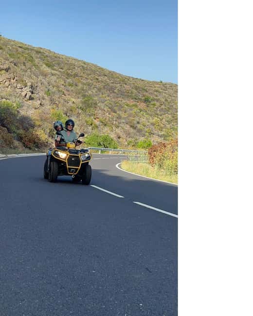 Quad bike excursion to the EL TEIDE volcano - The first hour: climbing toward Teide National Park