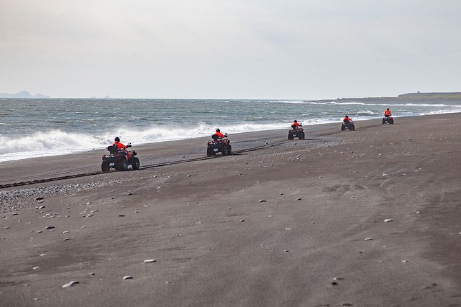 Quad Bike Tour on Black Lava Sands from Mýrdalur - Riding out from the Mýrdalsjökull base camp
