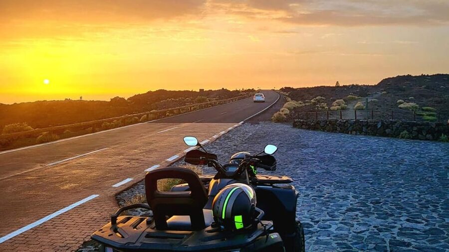 Quad Tour to Teide at Sunset | Adventure from a private estate - The climb toward Teide National Park