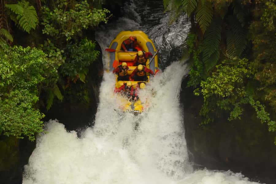 Rafting Rotorua: Kaituna River White Water Experience - From Rotorua accommodation to the Kahikatea Forest