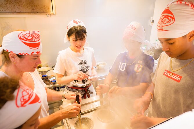 Ramen Cooking Class at Ramen Factory in Mt.Fuji - Mixing a broth that suits your taste