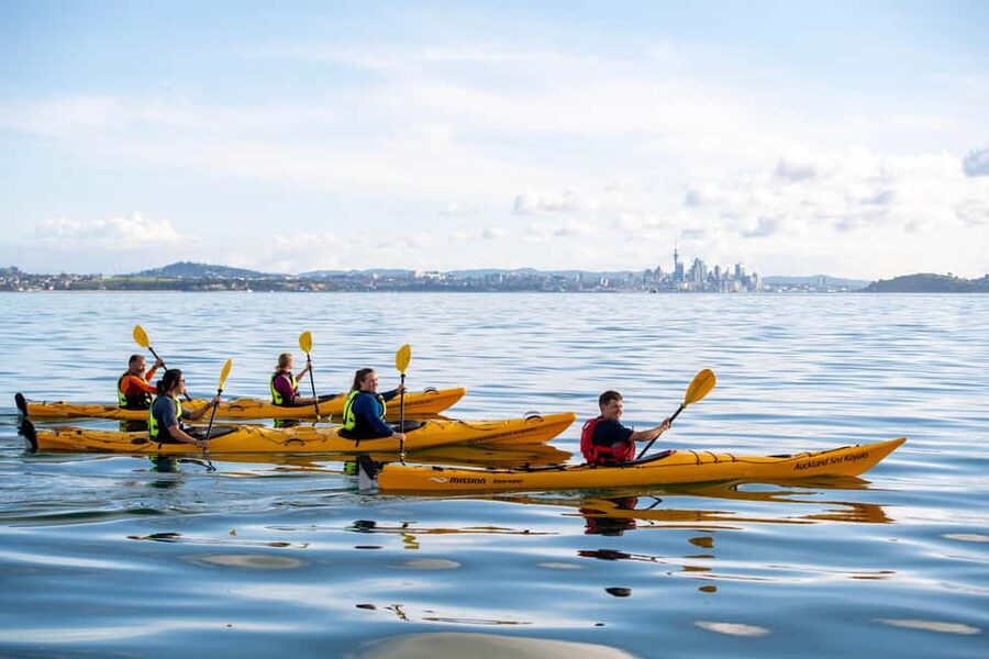 Rangitoto Island: Sea Kayak & Summit Hike Day Trip - The St Heliers start and the small-group setup