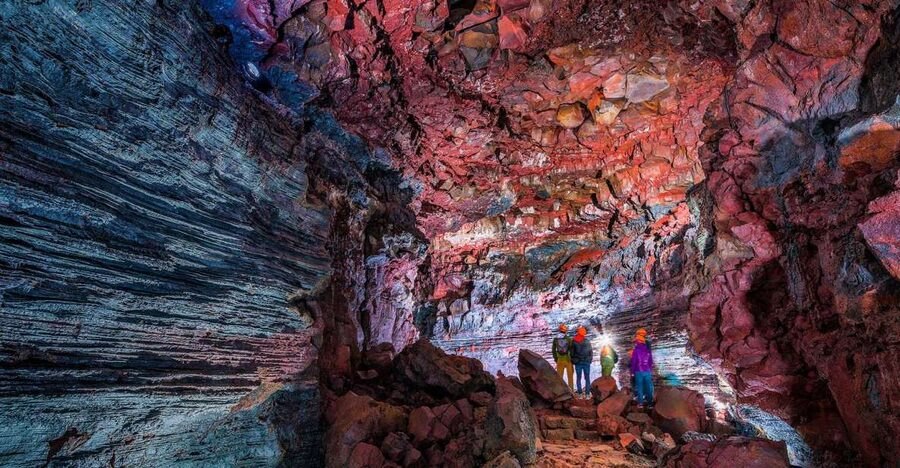 Raufarhólshellir: Lava Falls Adventure Tour - Checking in at the Lava Tunnel
