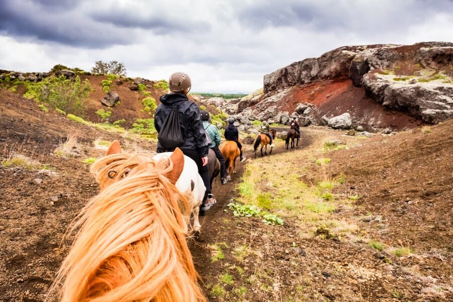 Reykjavik: Red Lava Horse Riding Tour - Arriving at the stable and meeting your horse
