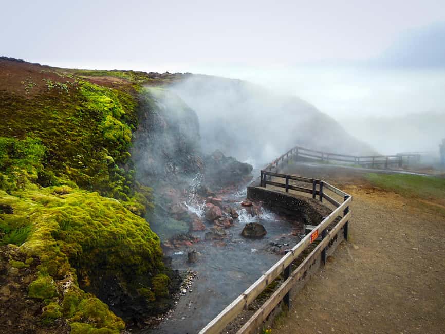Reykjavik: Silver Circle + Ice Tunnel, Baths, or Lava Cave - Hraunfossar and Barnafoss, Two Waterfalls Close Together