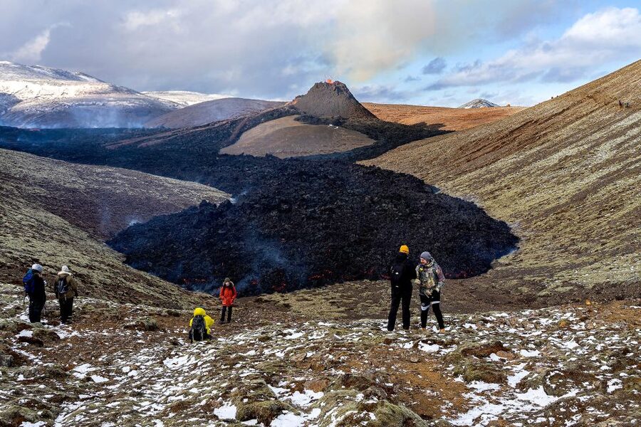 Reykjavík: Volcano Hike, Visit Grindavík and Blue Lagoon - Seltún’s steam, mud, and mineral color
