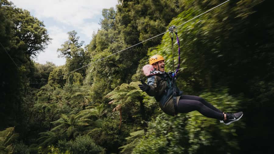 Rotorua: 6 Ziplines, Swing-Bridges & Wildlife Encounters - Six ziplines, with the 220-metre flight as the payoff