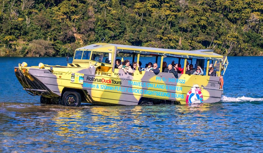 Rotorua City and Lakes Duck Tour - Why the old Duck is the star of the show