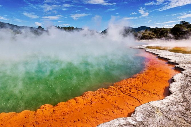 Rotorua Highlights inc. Waiotapu & Te Puia Day Tour from Auckland - Te Puia: Māori carving, weaving, and geothermal power