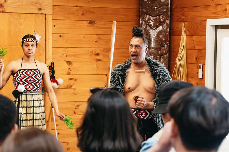 Rotorua: Māori Cultural Performance with Dancing - Audience participation keeps the show from feeling distant