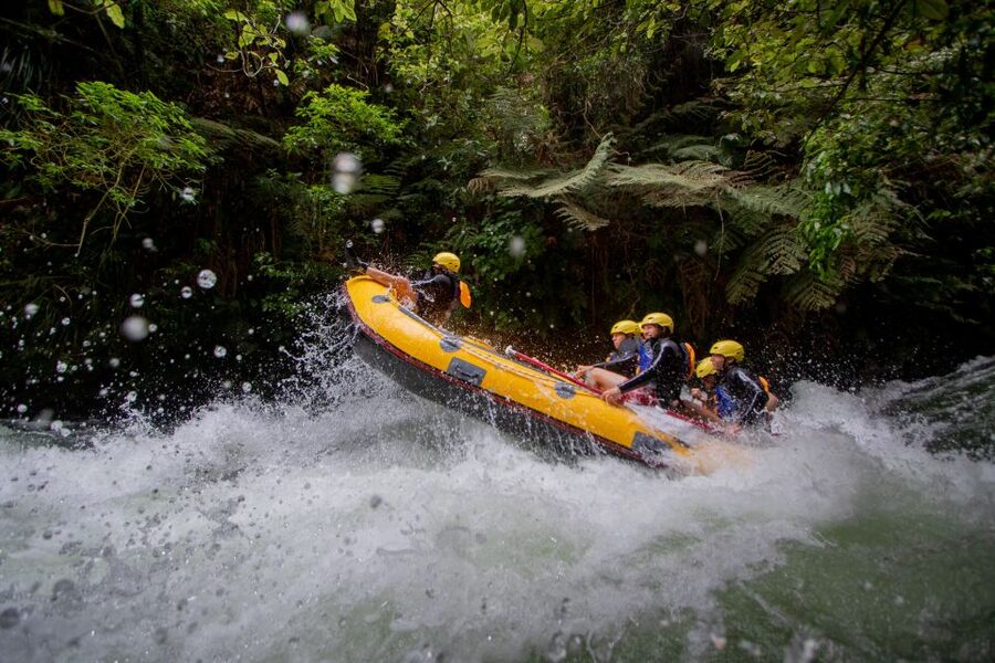 Rotorua Rafting: Kaituna River Rafting Experience-Free Sauna - The 7-metre waterfall is the main event