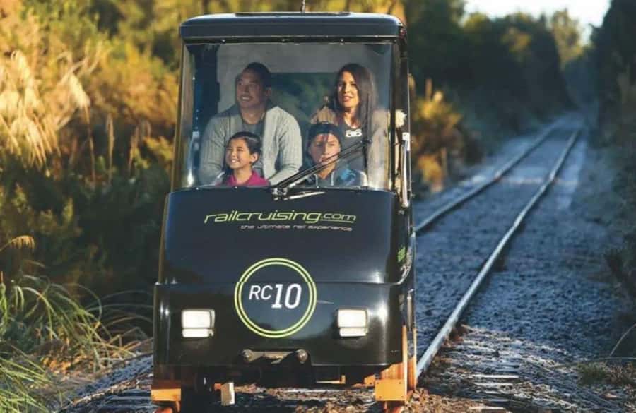 Rotorua Railcruising: Self-Drive Rail Car with Audio Guide - Driving at 20 Kilometres per Hour