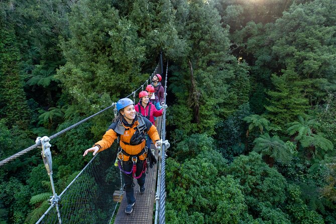 Rotorua’s Ultimate Zipline: 6 ziplines, 400 m Tandem, Cliff Walk - Six ziplines through a protected native forest