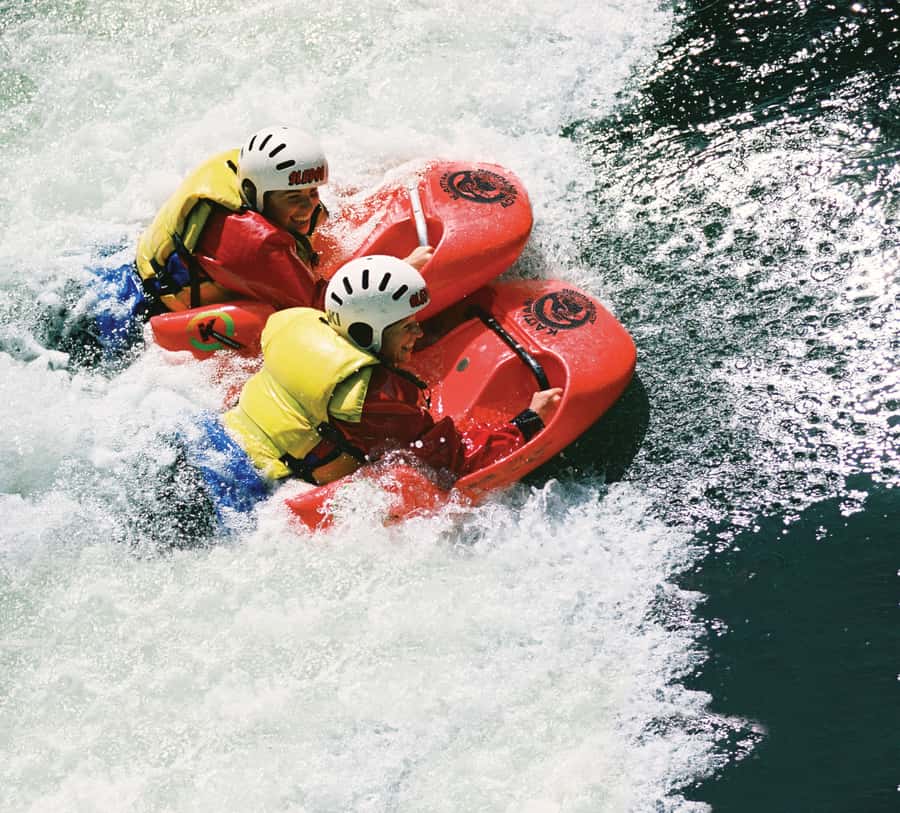 Rotorua Sledging: Kaituna White Water River Board Experience - Getting ready with Kaitiaki Adventures