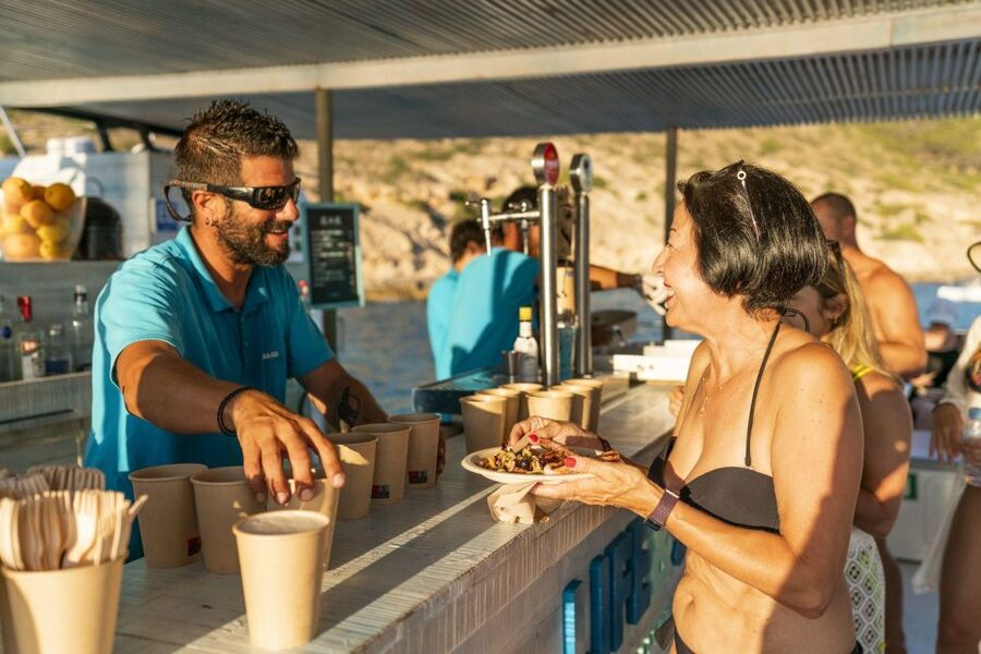 S'Arenal: Sunset Catamaran Cruise with BBQ - Music, space, and the overall mood