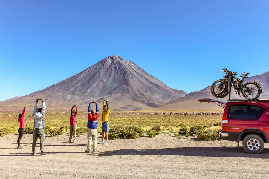 San Pedro de Atacama: Volcano Downhill Bike Tour - Cerro Toco turns a drive into a long downhill ride
