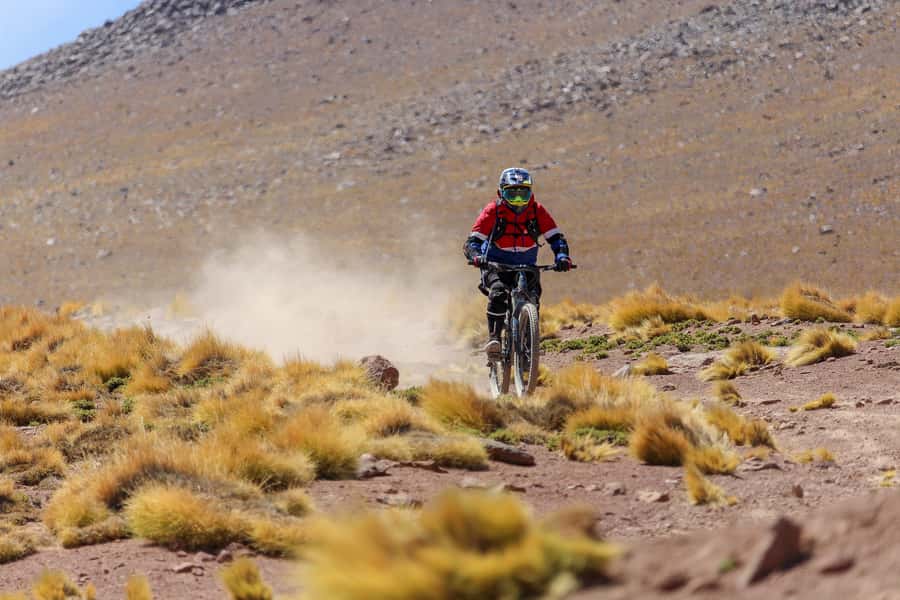 San Pedro de Atacama: Volcano Downhill Bike Tour - Reaching the 17,000-foot starting point