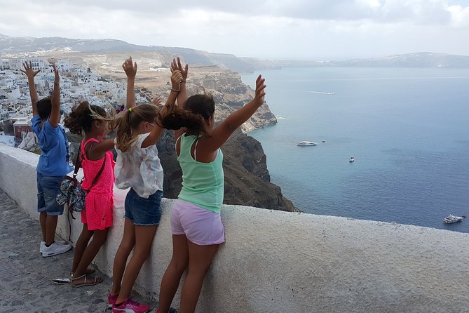 Santorini: 4hr Small Group Caldera Hike from Fira to Oia - The route toward Oia and the Castle of St Nicholas