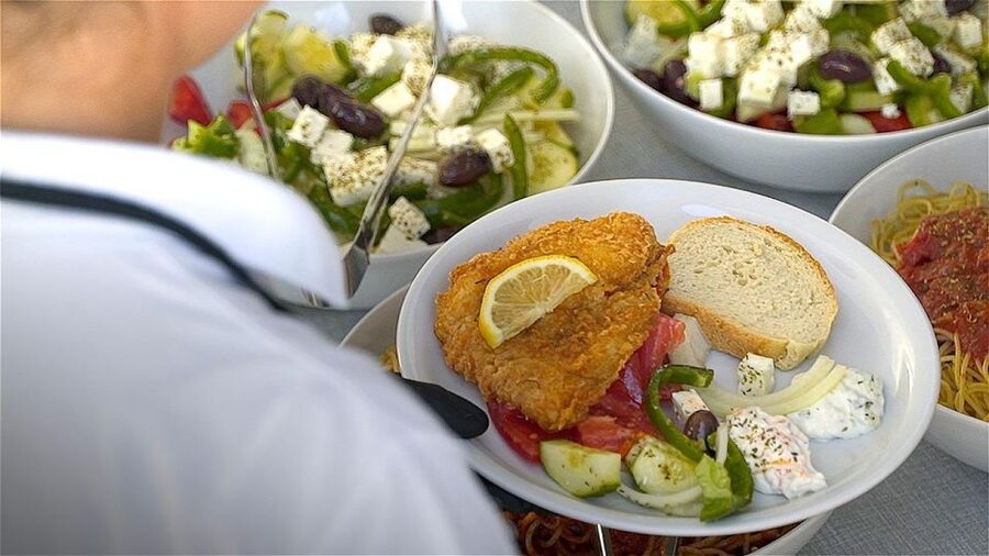 Santorini: Caldera Cruise with Greek Meal and Transfer - The Greek meal is the heart of the afternoon