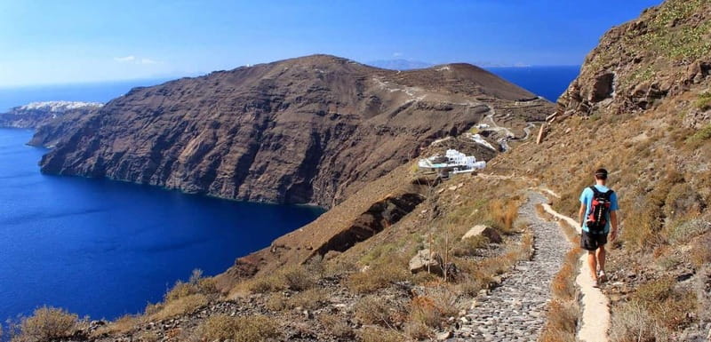 Santorini: Caldera Hike from Fira to Oia - Firostefani, where the town begins to thin out