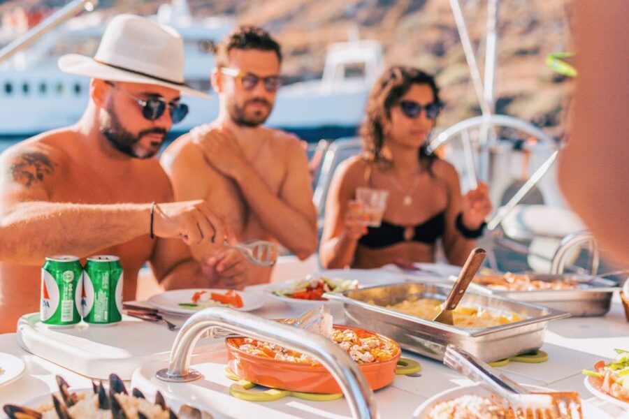 Santorini Caldera: Morning Sailing Cruise with Meal - What the $147 price really covers