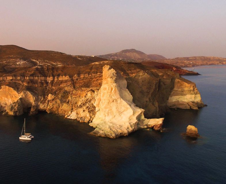 Santorini Caldera: Panorama Winter Cruise - The winter sunset finale