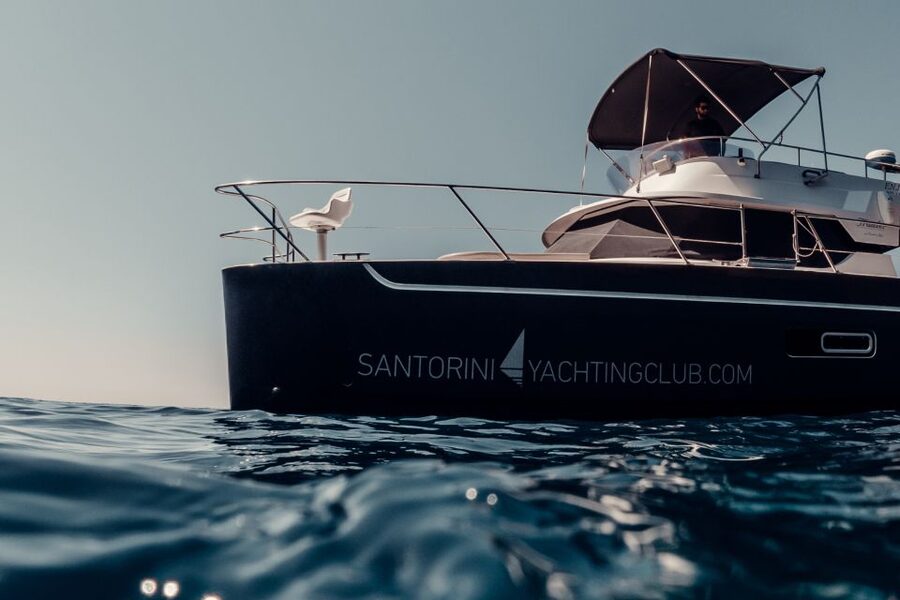 Santorini: Caldera Private Power Catamaran Cruise - What the private setting is really worth