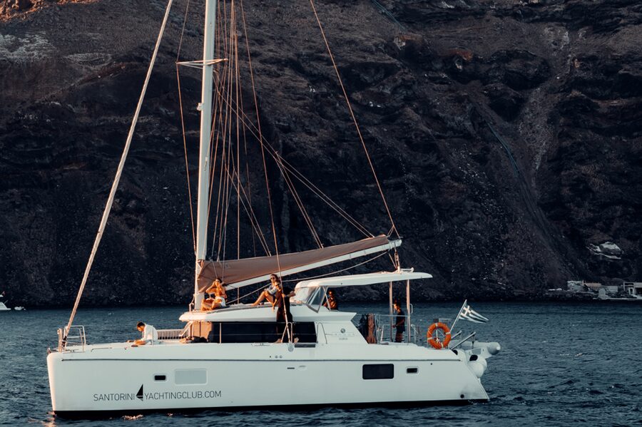 Santorini: Catamaran Caldera Cruise with Meal and Drinks - The volcanic hot springs are warm, not spa-hot