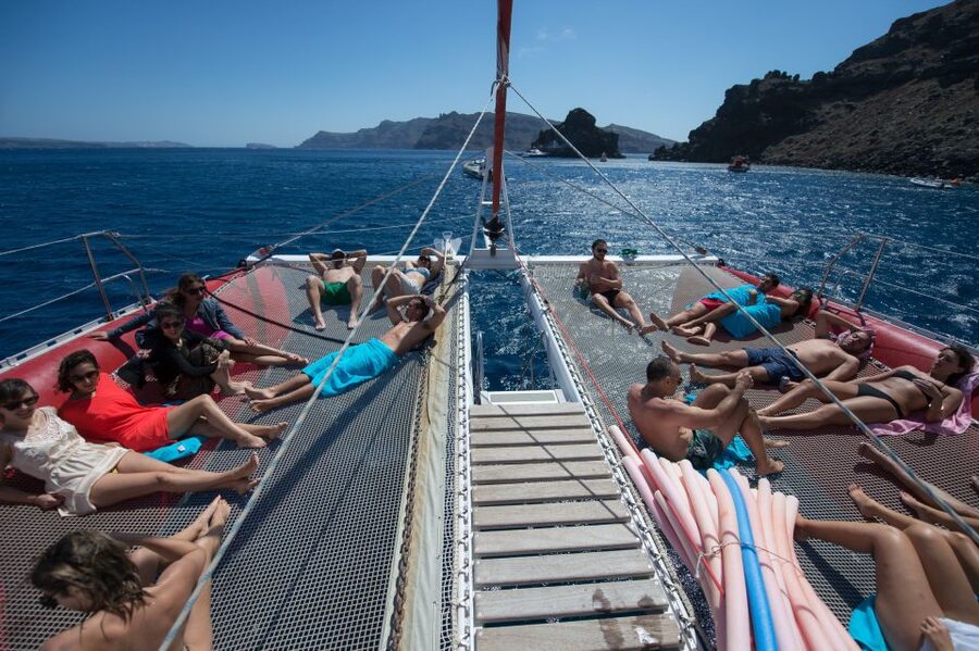 Santorini: Dream Catcher 5-hour Sailing Trip in the Caldera - Why this cruise works so well in Santorini