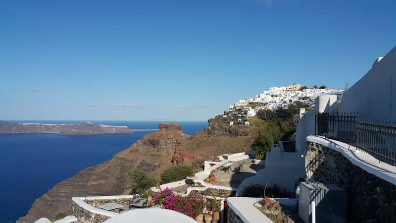 Santorini: Fira to Oia Caldera Hike with Guide - Firostefani brings village detail early